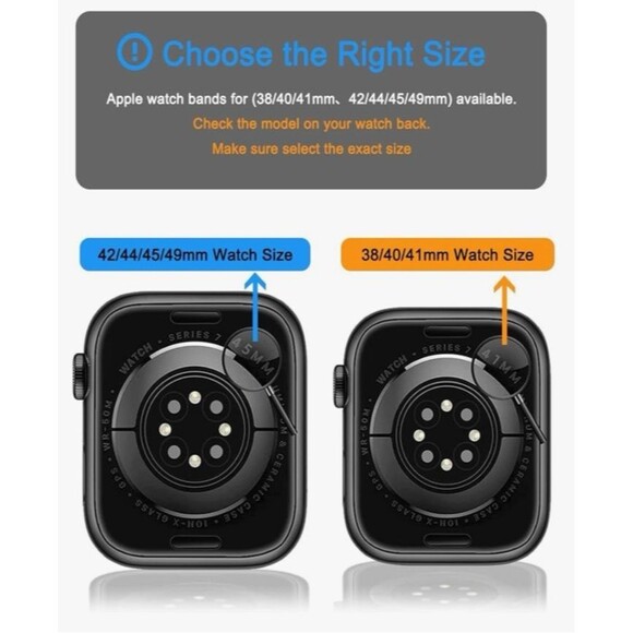 Handodo Guard Band Apple Watch Bend Silver White Catseye 42mm (44/45/46/49mm) - Picture 9 of 15